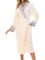 Dámský župan 2409 Madame cream - L&L