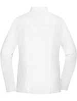 Daiber JN 1371 Popelínová halenka slim fit s dlouhým rukávem 02.1371 white Daiber JN 1371 Popelínová halenka slim fit s dlouhým rukávem 02.1371 white