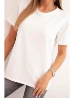 Dámská bavlněná blůza klasického střihu ecru
