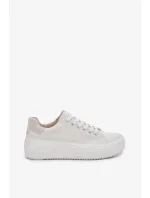 Dámské plátěné tenisky na platformě Big Star – bílé