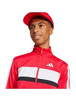 Adidas Seasonal Essentials Tiberio 3-Stripes Tricot červená/černá dětská tepláková souprava JI6214