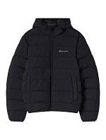 Pánská bunda Champion s kapucí černá 221548 KK001 pánské