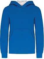 Kariban K 453 Dětská kontrastní mikina s kapucí 20.K453 light royal blue/white