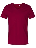 Promodoro 1425 Pánské tričko X.O s výstřihem do V 40.1425 berry Promodoro 1425 Pánské tričko X.O s výstřihem do V 40.1425 berry