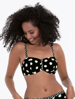Style Ella Top Bikini - horní díl 8750-1 černobílá - RosaFaia