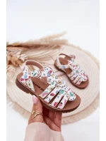 Dětské Sandály Dívčí Z Eko Kůže Ovoce Multikolor Mariana