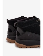 Semišové Pánské Turistické Boty Big Star SS174265 Černé