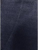 Tmavě modrý žebrovaný dámský komplet (AMG-341A) Tmavě modrý žebrovaný dámský komplet (AMG-341A)