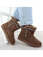 Dámské sněhule semišové hnědé Potocki 06303