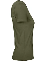 B&C #E190 /women Dámské tričko z těžké bavlny 01.004T urban khaki