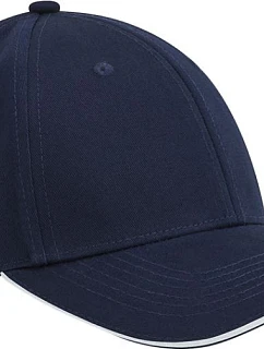 Beechfield B 820C 6 panelová kšiltovka EarthAware® 53.820C french navy/white