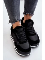 Dámské Zateplené Tenisky Na Platformě Big Star OO274A216 Černé