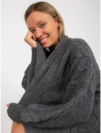 Dámský svetr LC SW 8032  tmavě šedý