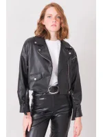 Dámská kožená motorkářská bunda 15746 - BSL