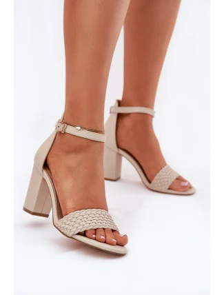 Sandály na podpatku  model 213925 Step in style