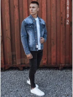 Pánská modrá džínová bunda FashionStreet TX4853