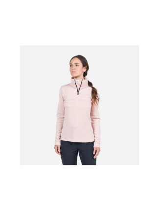 Rossignol W Resort 1/2 Zip T-shirt růžová