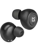 DEFENDER BEZDRÁTOVÁ SLUCHÁTKA S MIKROFONEM "TWS" TWINS 638 ČERNÁ 63638
