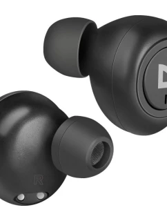 DEFENDER BEZDRÁTOVÁ SLUCHÁTKA S MIKROFONEM "TWS" TWINS 638 ČERNÁ 63638