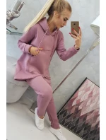 Sada kalhot Baggy tmavě růžová