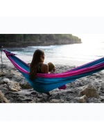 Houpací síť Ticket To The Moon King Size aqua/pink (TMK1521)