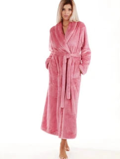 Dámský župan LILLY extra se šálovým límcem 2120 3352 starorůžová - Vestis