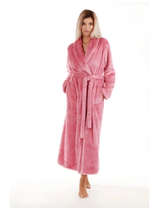 Dámský župan LILLY extra se šálovým límcem 2120 3352 starorůžová - Vestis Dámský župan LILLY extra se šálovým límcem 2120 3352 starorůžová - Vestis