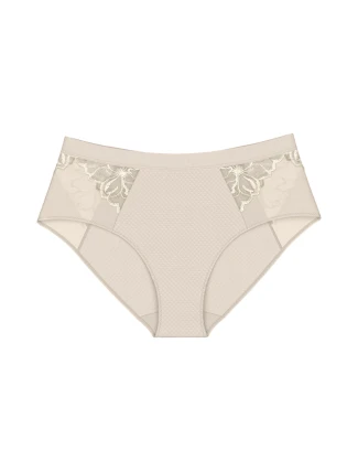 Dámské kalhotky Wild Azalea Florale Maxi - BROWN - sv. béžové 00RB - TRIUMPH