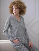 Pyžamo Cana 410 dlouhé/r S-XL na zip Pyžamo Cana 410 dlouhé/r S-XL na zip