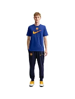 Pánské tričko Nike FC Barcelona Swoosh, modré, IQ5042 455 Pánské tričko Nike FC Barcelona Swoosh, modré, IQ5042 455