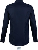 NEOBLU Blaise Women Mikro keprová halenka s dlouhým rukávem 24.3183 night blue NEOBLU Blaise Women Mikro keprová halenka s dlouhým rukávem 24.3183 night blue