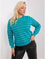 Halenka RV BZ 9243.27P tyrkysová Halenka RV BZ 9243.27P tyrkysová