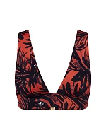 SUMMER PALM - Tvarující plavkový top bez kostic s elegantním kroužkem Triumph