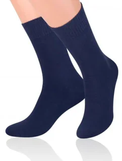Pánské ponožky 015 Frotte dark blue - Steven