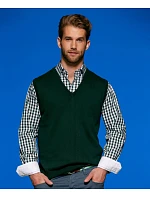 Daiber JN 657 Pánská svetrová vesta s výstřihem do V 02.0657 forest green