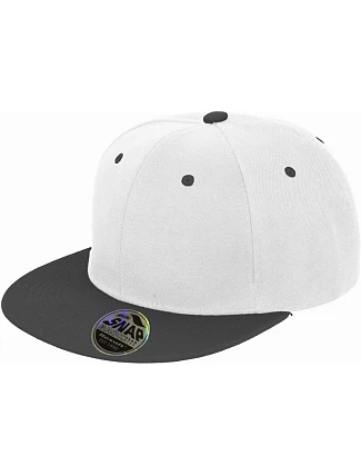 Result Headwear RC 082X 6 panelová kšiltovka s plochým kšiltem 28.082X white/black
