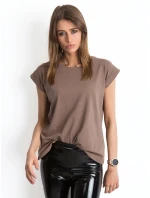 Tričko RV TS 4833.69P hnědá Tričko RV TS 4833.69P hnědá