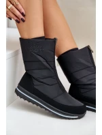 Dámské Sněhule S Zipem Progress PROGJ-22-130 Černé Dámské Sněhule S Zipem Progress PROGJ-22-130 Černé