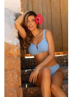 Dámské dvoudílné plavky S1011PM4 Panama 4 sv. modré - Self