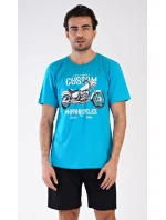 Pánské pyžamo šortky Motocykl