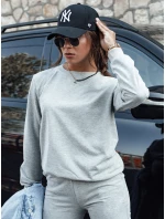 MILIAN dámská tepláková souprava světle šedá FashionStreet AY1103 MILIAN dámská tepláková souprava světle šedá FashionStreet AY1103