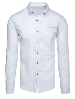 Pánská neformální modrá košile FashionStreet DX2654