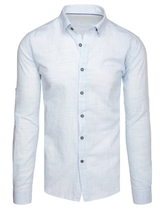 Pánská neformální modrá košile FashionStreet DX2654