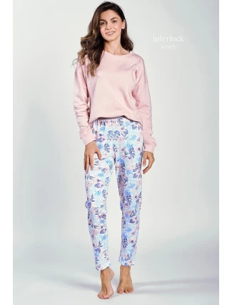 Taro Sylvie 3239 Interlock long/r S-XL Z24/25 dámské pyžamo