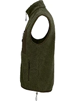 SOL'S Fury Bodywarmer Fleecová vesta Sherpa 25.4041 army/dark army SOL'S Fury Bodywarmer Fleecová vesta Sherpa 25.4041 army/dark army