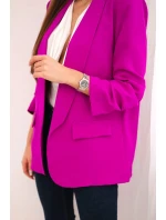 Bunda s klopou elegantní fialka