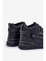 Pánské Tenisky Z Eko Kůže Big Star OO174004 Černé Pánské Tenisky Z Eko Kůže Big Star OO174004 Černé