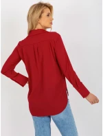 Dámská košile LK KS 508148.12P kaštanová - FPrice Dámská košile LK KS 508148.12P kaštanová - FPrice