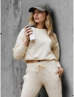 Dámská klasická krémová mikina FashionStreet BY1530