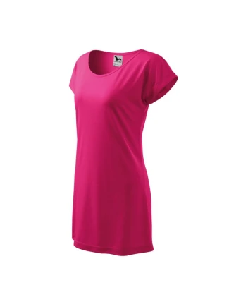 Malfini Love W MLI-12340 fialově červené šaty